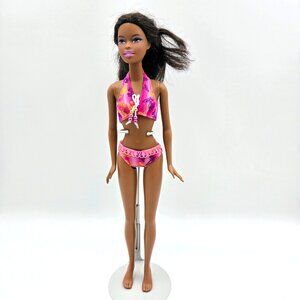 Beach Party Nikki 2008 Mattel Surfer Pink Bathing Suit AA African American N4943